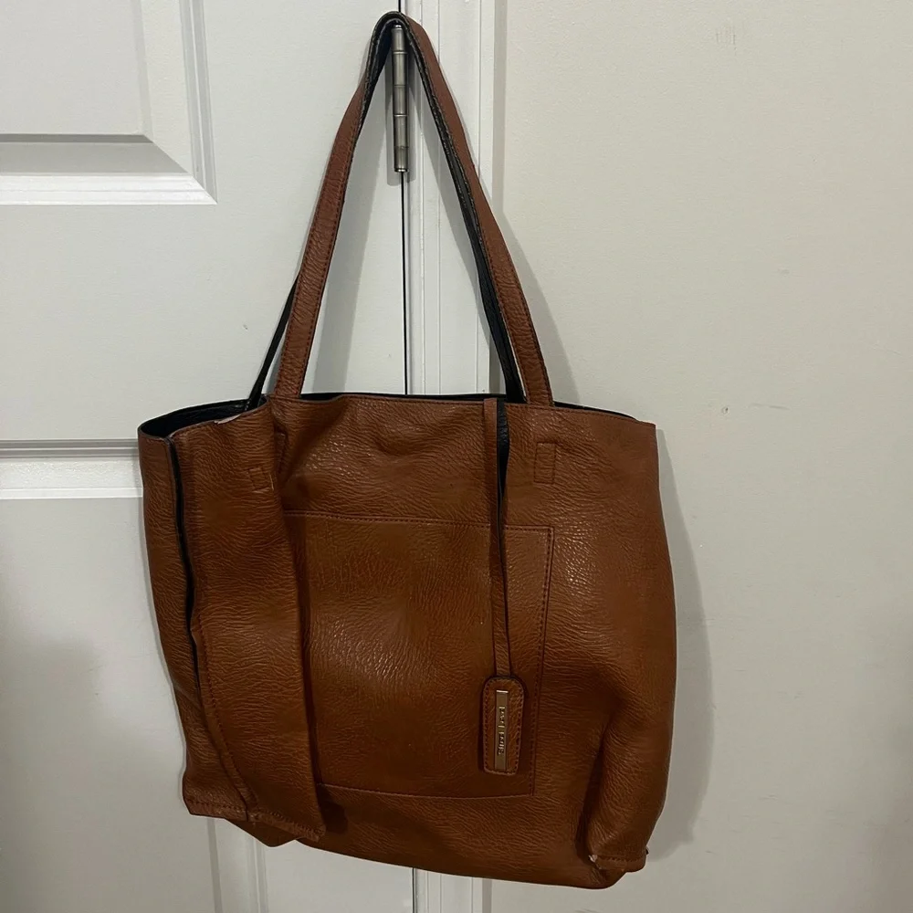 Street Level Tan Leather Bag